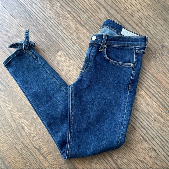 RAG & BONE Stevie Tie Capri Skinny Jean in Paz size 27 - Picture 2 of 13